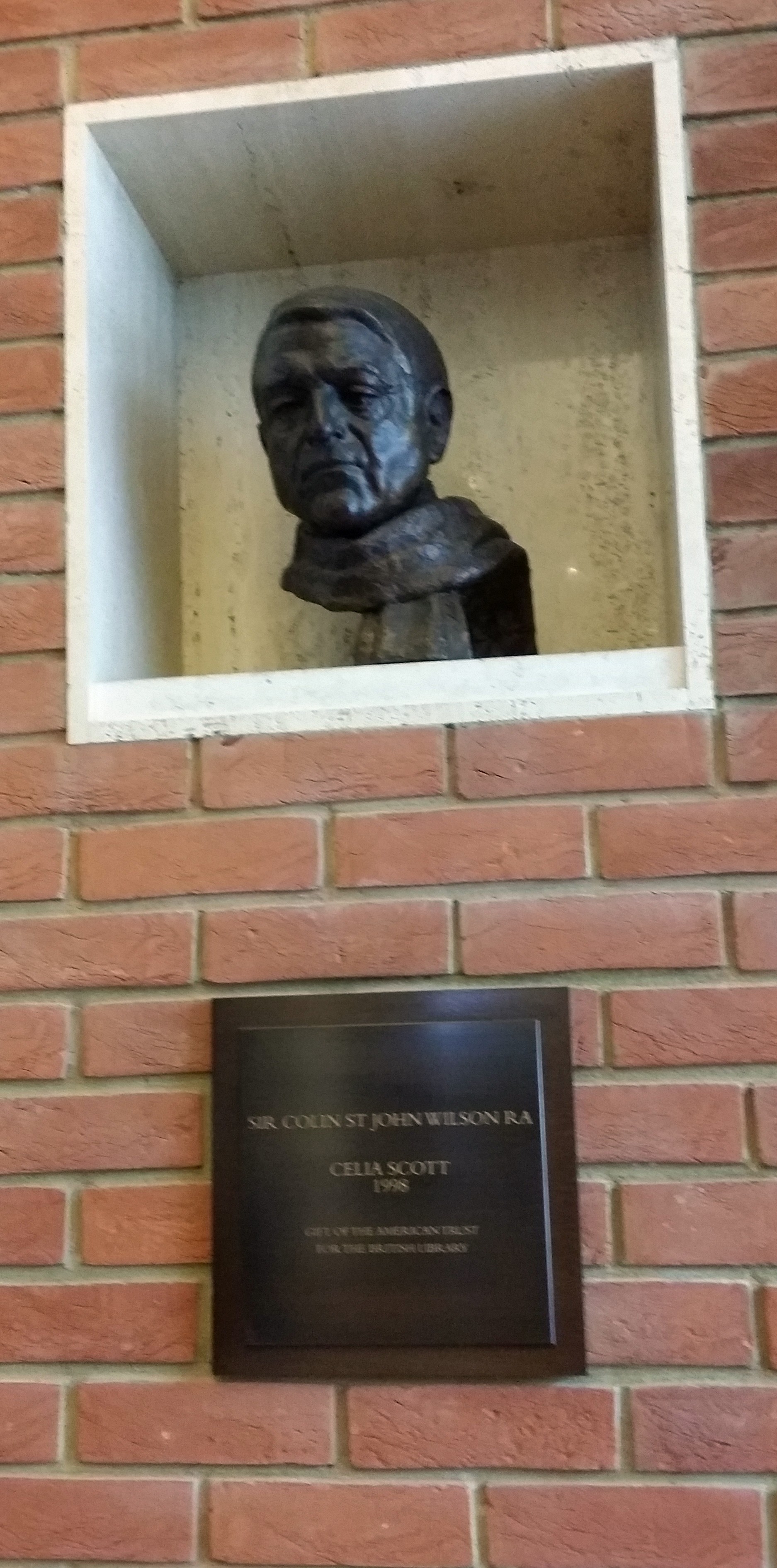 Bust of Colin St John Wilson